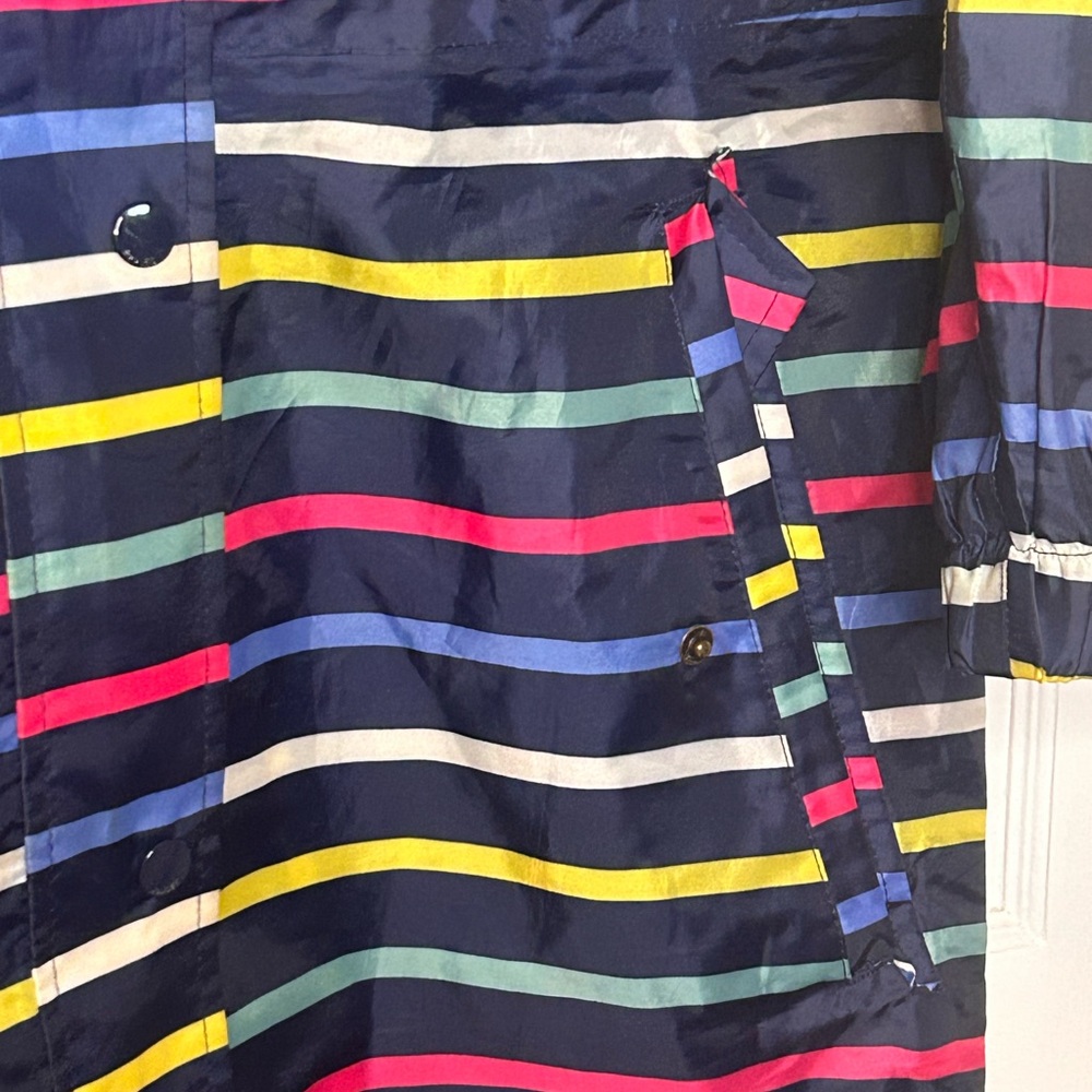 Colorful Striped Rain jacket - Picture 3 of 8